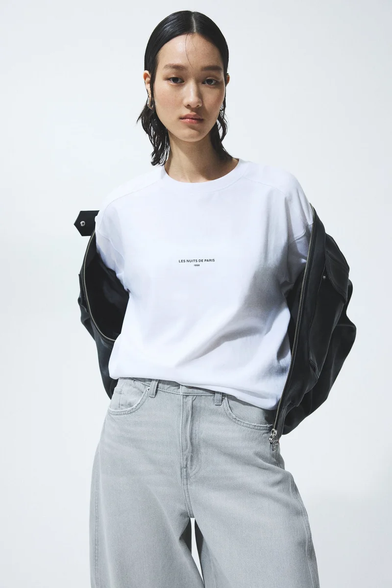 H&M Oversized jersey top