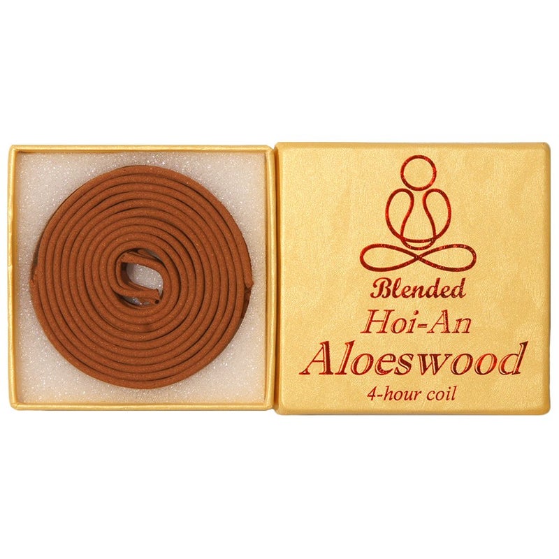 Bosen Incense Blended Hoian Aloeswood 12 Pieces 4Hour Coil 100 Natural GHC152T
