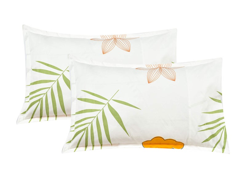 RRC Super Soft Brushed Microfiber Cotton Pillow Covers,Set of 4 (Total 8 Pcs) Pillow Covers,17X27(Inches) Pillow Covers - Image 3