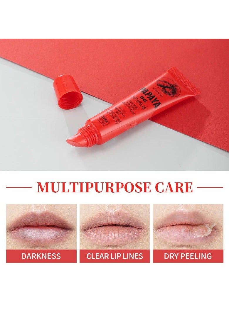 Kormesic 2pcs بابايا جل بلسم الشفاه-مهدئ - Image 2