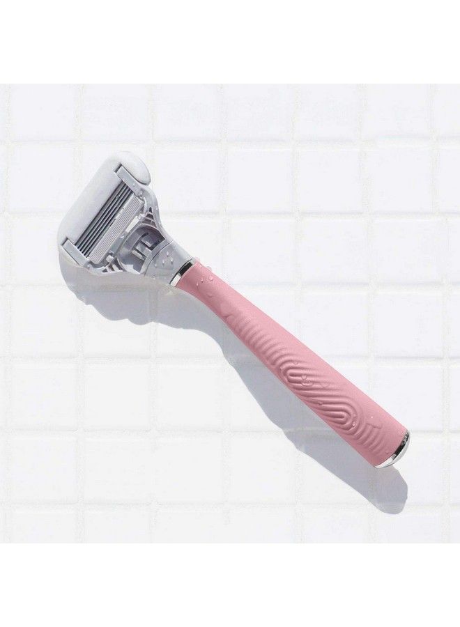 Flamingo Womens 5Blade Razor With Replacement Blade Cartridge Desert Rose - Image 5