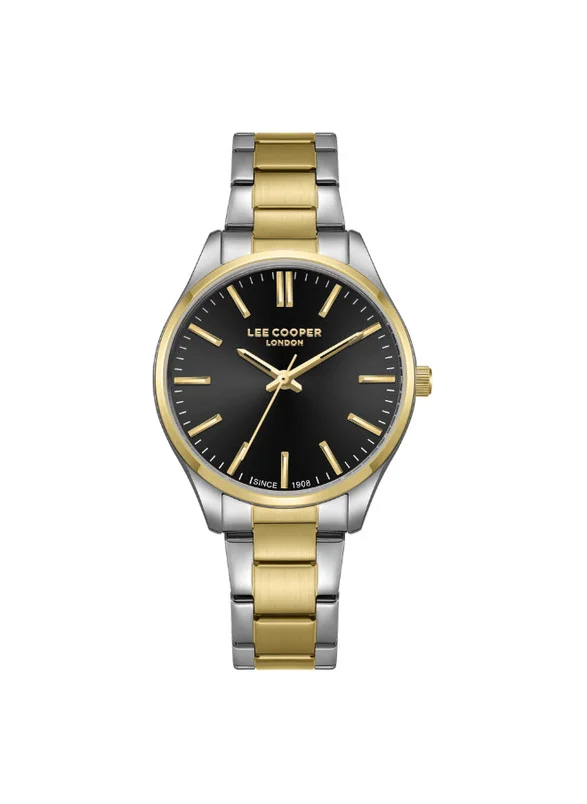 لي كوبر Lee Cooper LC08011.260 Women's Analog Display Watch & Metal Strap Silver