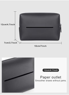 HomarKet Car Tissue Holder Leather –Tissue Box Holder for Car | Leather Tissue Box Cover | Hanging Tissue Box Holder  - Image 5