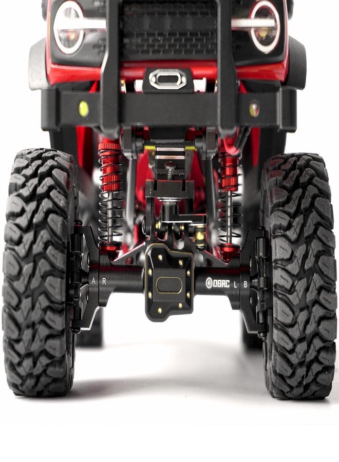 اوغونك غطاء محور OGRC مصنوع من الألومنيوم، غطاء محور أمامي وخلفي لأجزاء ترقية زاحف Bronco Defender RC TRX4M 1/18 - Image 2