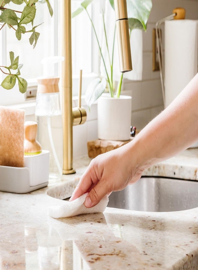 Full Circle Plain Jane Plant-Based Cellulose Sponge, Natural - Image 5