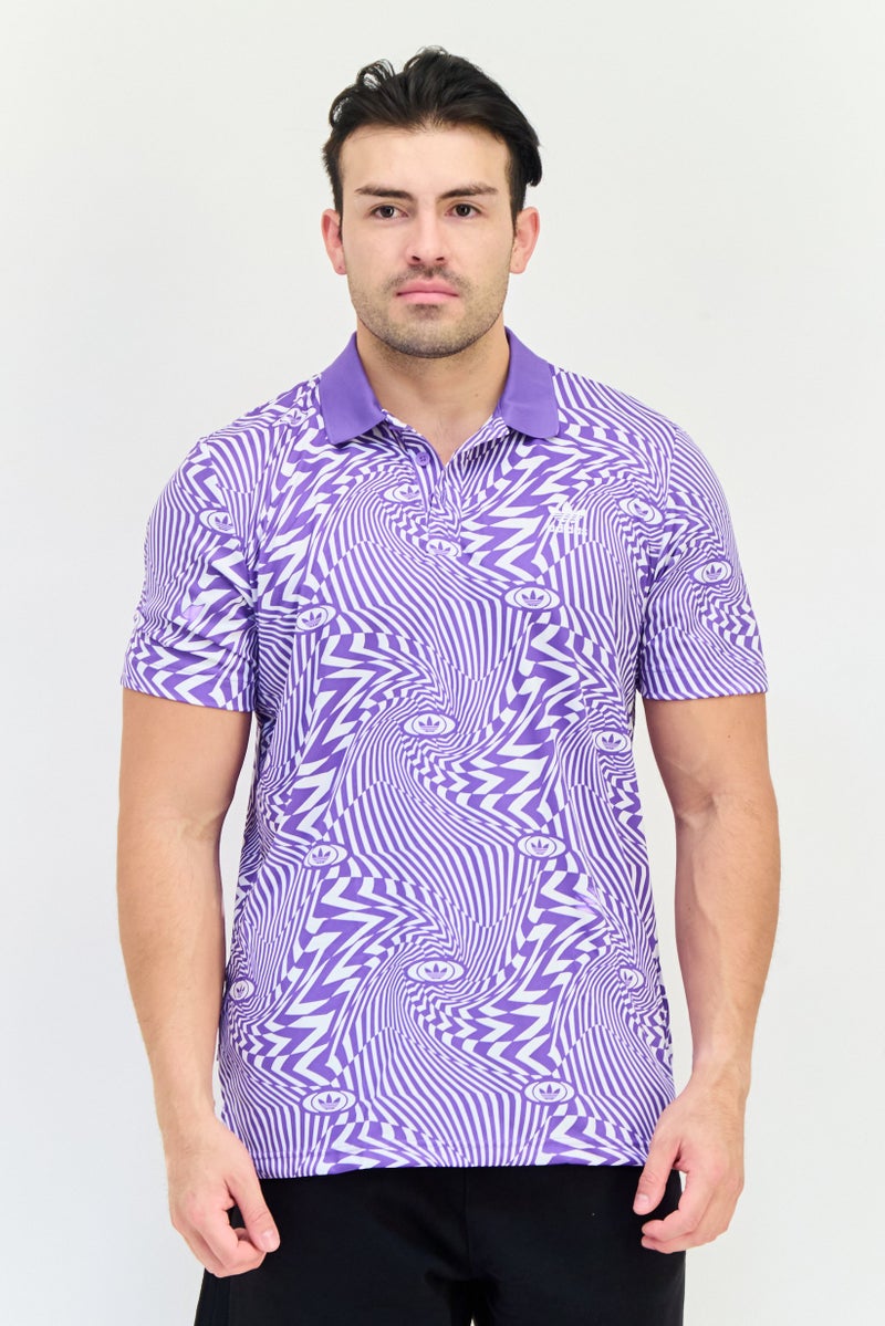 adidas Originals Men Sportswear Fit Short Sleeves Training Polo Shirt, Multicolor  - Image 1