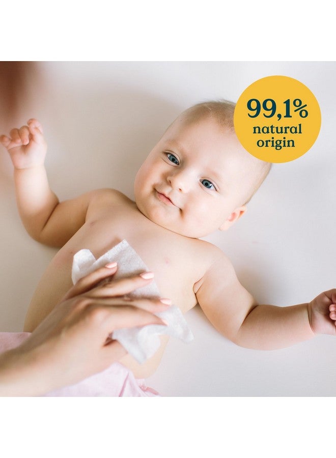 أتيتود مناديل أطفال من ATTITUDE، غنية بالشوفان، مناديل حفاضات للأطفال حديثي الولادة والرضع، للبشرة الحساسة والجافة، تم اختبارها من قبل أطباء الجلدية، نباتية، بدون رائحة، 72 منديلًا - Image 1