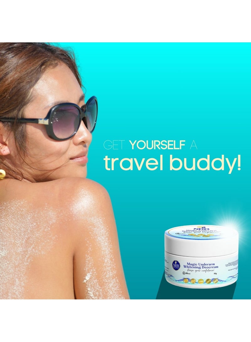 NRB Magic Underarm Whitening Deo Cream 40 grams - Image 4