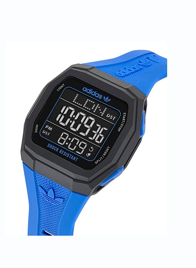 Adidas Gw Tech One Gmt Blk Cs Blk Dl 48Mm Dig Blu Rs Fw24 - Image 5