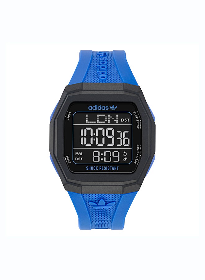 Adidas Gw Tech One Gmt Blk Cs Blk Dl 48Mm Dig Blu Rs Fw24 - Image 1