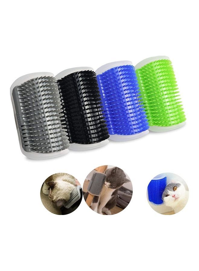 NIBEMINENT 4-Piece Cat Wall Corner Brush Set Multicolour 4.2 x 3.23inch - Image 1