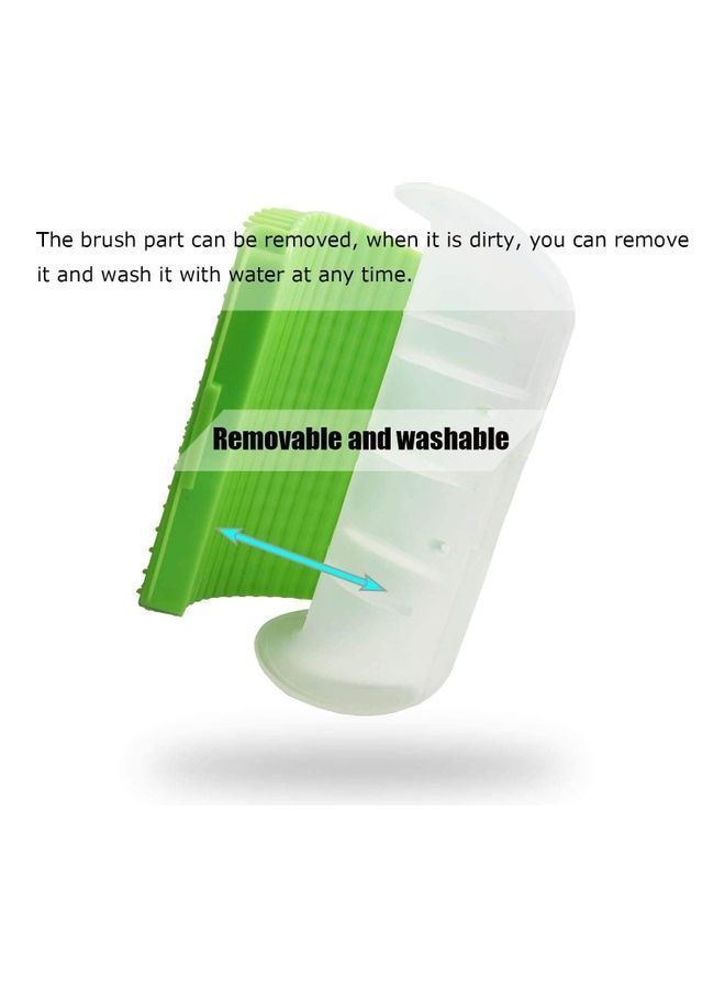 NIBEMINENT 4-Piece Cat Wall Corner Brush Set Multicolour 4.2 x 3.23inch - Image 3