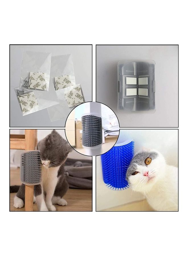 NIBEMINENT 4-Piece Cat Wall Corner Brush Set Multicolour 4.2 x 3.23inch - Image 2