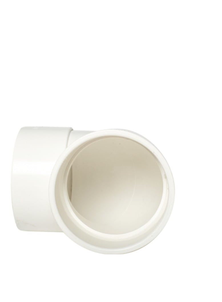 كوع صرف PVC مقاس 2 بوصة 90 درجة ابيض - Image 2
