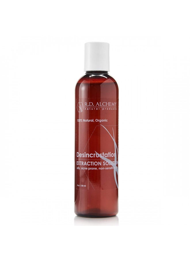 rd alchemy natural products - RD ALCHEMY - Desincrustation Solution / Scaling Fluid to help soften and open pores, remove blackheads and to make blackhead extractions easier. For use by everyone including professionals & Estheticians - Image 1