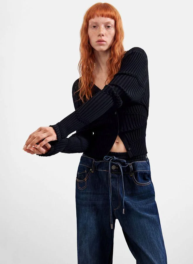 Desigual Blue Jogger denim pants for Women | Best Price UAE
