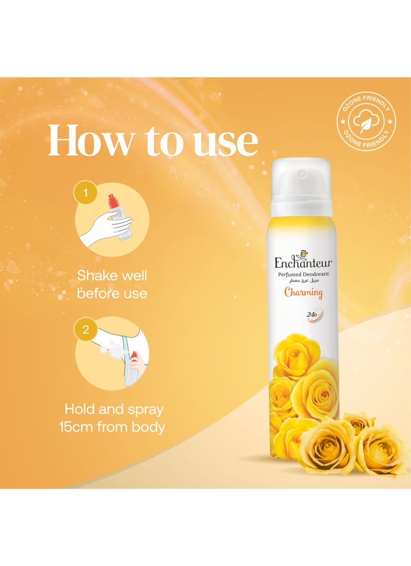 Enchanteur Charming Perfumed Deodorant With Odour Protection - Image 5
