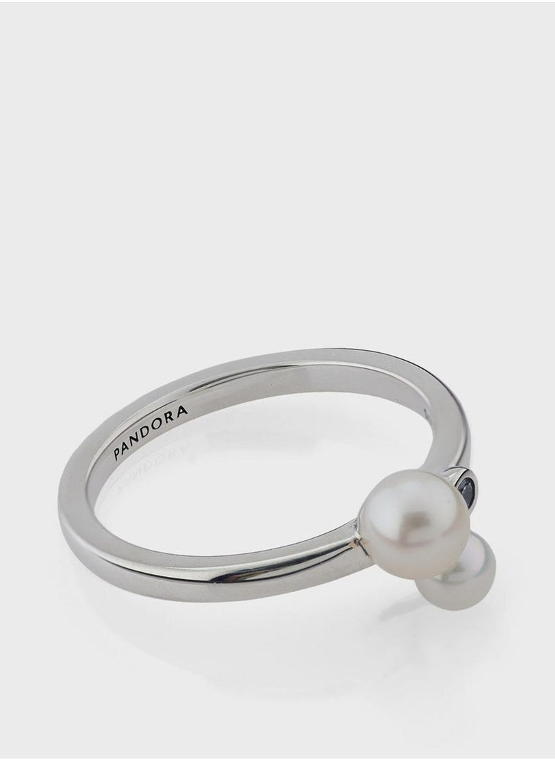 PANDORA Duo Treated Freshwater Cultured Pearls Ring - Image 1