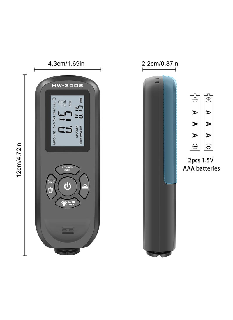 High Precision Automotive Paint Thickness Gauge  - Image 2