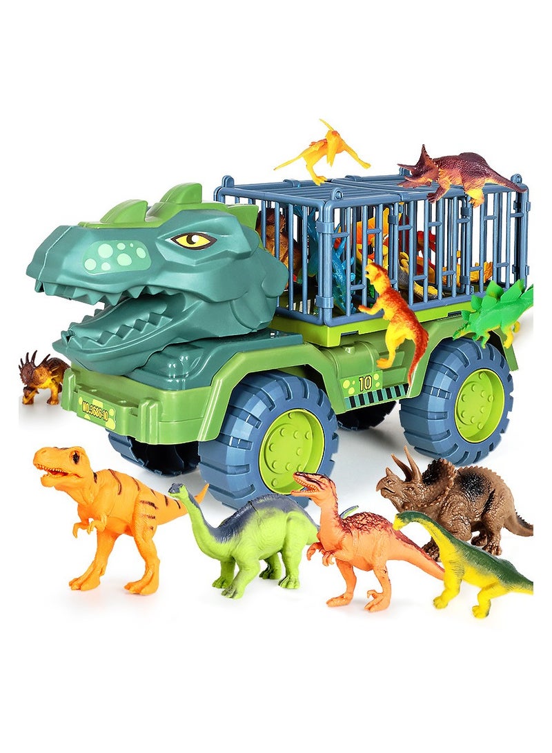 Oversized dinosaur children's toy excavator car crane set 6 pieces