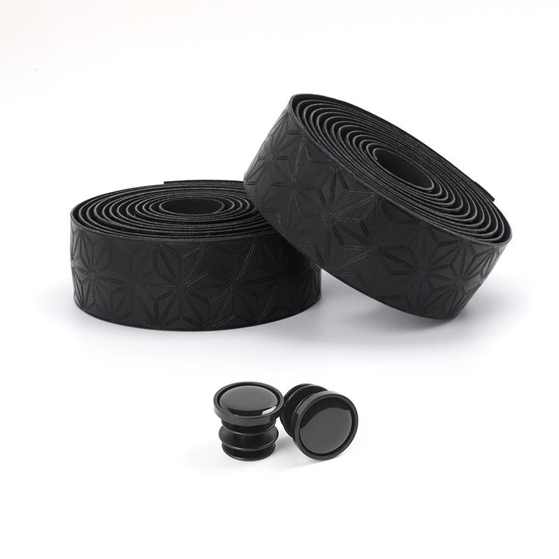 Bicycle Handlebars Wrapped – 2 Rolls, Black, PU Foam Tape, Anti-Slip, Shock Absorbing