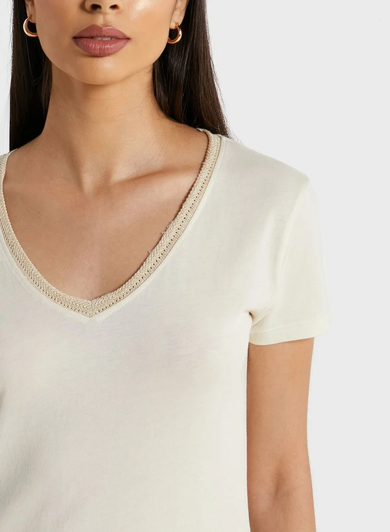 Lee Cooper V-Neck T-Shirt