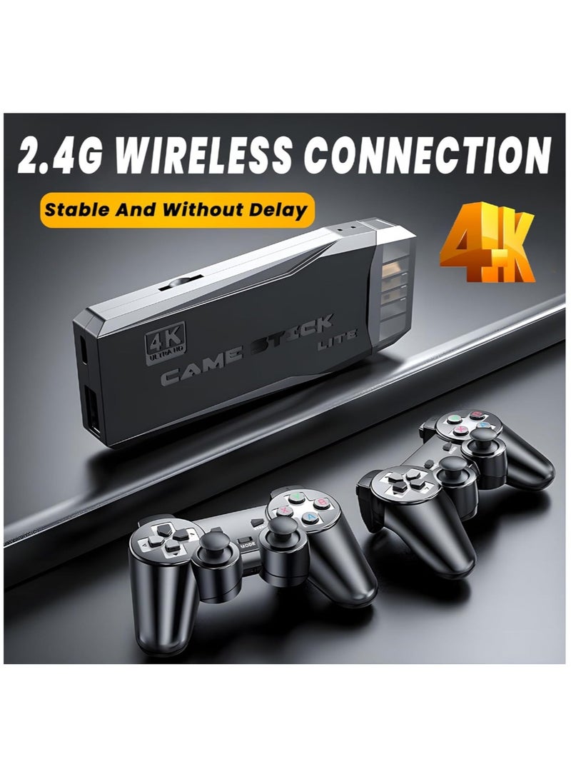 ايناوو عصا ألعاب فيديو ذكية بدقة 4K، وحدات تحكم ألعاب فيديو، 20,000 لعبة، 64 جيجابايت، وحدة تحكم ألعاب كلاسيكية لاسلكية 2.4 جيجاهرتز (64 جيجابايت، 20,000+ لعبة) - Image 2