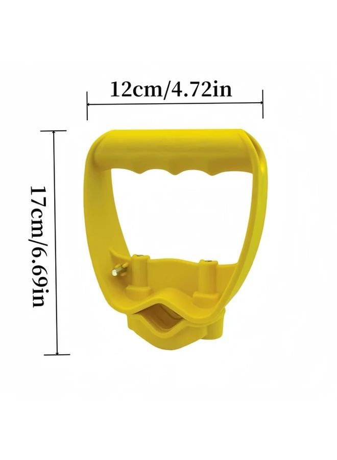 Yellow Labor Saving Shovel And Rake Handle Attachment With Back Saving Design - Image 5