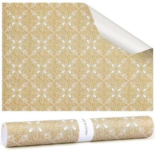 Geosar 10 Sheets Drawer Liners for Dresser Scented Drawer Liners Drawer Paper Liner Non Adhesive Scented Liners for Drawers Fragrant Drawer Liners for Home Shelf Closet (Retro) - Image 1