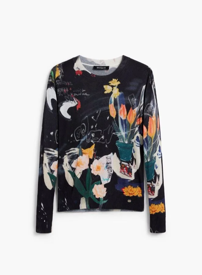 Desigual Multicolour Fine Oslo sweater for Women | Best Price UAE
