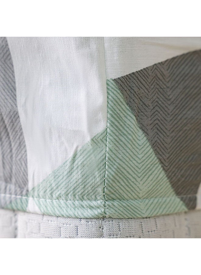 Danube Home Bliss 3 Piece King Fitted Sheet Set 180x200 cm Green | Cotton /Viscos -180 Thread Count Bedding Set For Bedroom - Image 4