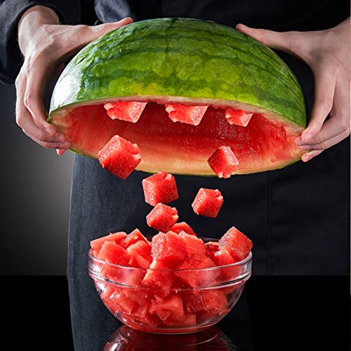 Shoxil Watermelon Cutter Slicer Cut Watermelon Into Cubes Knife Melon Baller for Kitchen Gadgets Useful Cool Tool - Image 4