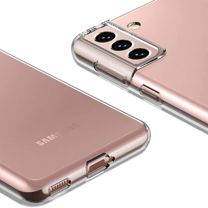 Nishtech غطاء خلفي شفاف هجين ناعم رفيع مضاد للغبار لجهاز سامسونج جالاكسي S21 بلس مع حماية الكاميرا - Image 3