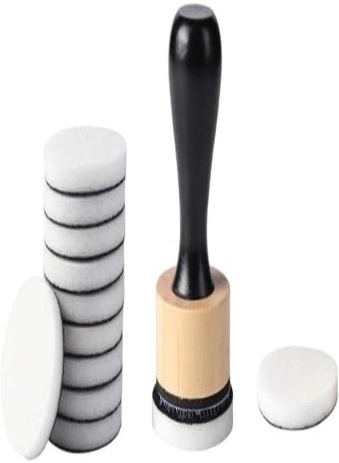 WLngtv Blending Tool Mini Round Ink Blending Tool Art Supplies for Distressing Blending and More Control of Ink Placement Compact No More Inky Fingers Ink and Versatile Inking Tools Drawing Art Blenders - Image 1