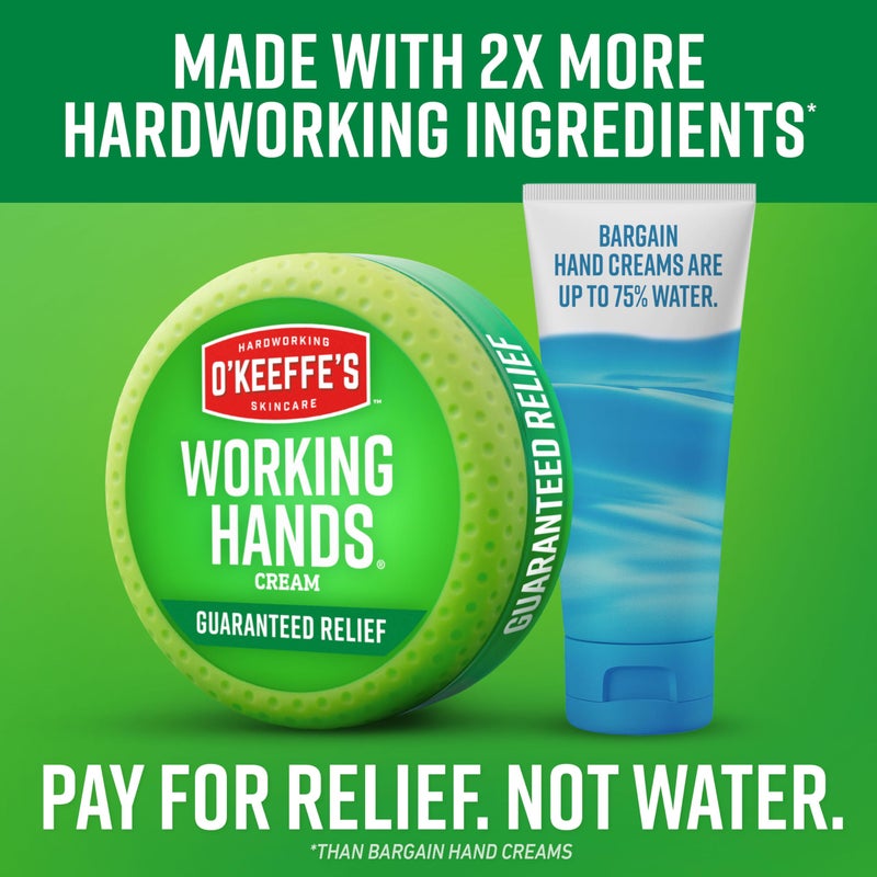 O'Keeffe's Working Hands Hand Cream for Extreme Dryness - 1 oz Tube (3 Pack) - Repairing Skincare for Cracked, Dry Hands - Image 4