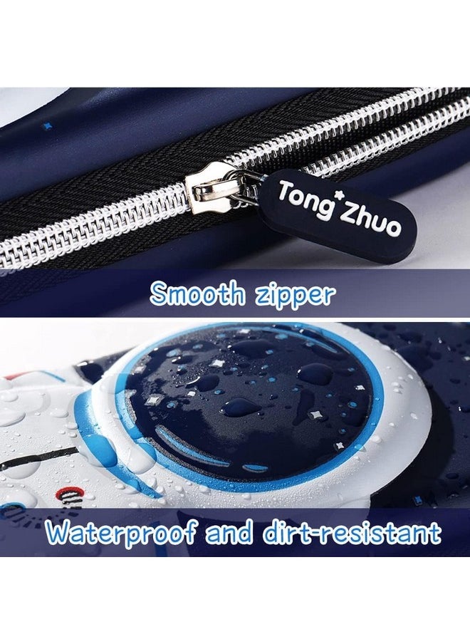 Sky Tech Sky Tech® 3D Cover EVA Space Astronaut Theme Pencil Case Large Capacity Pencil Pouch Bag Compass School Pouch Organizer for Students Kids Premium Stylish Pen Holder Pouch Stationery Box (Pencil case)  - Image 4
