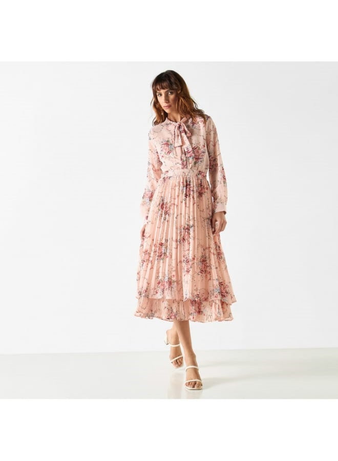 تواكستريمز بلوزة بأكمام طويلة وفيونكة وطبعات زهرية تو إكستريمز - Image 4