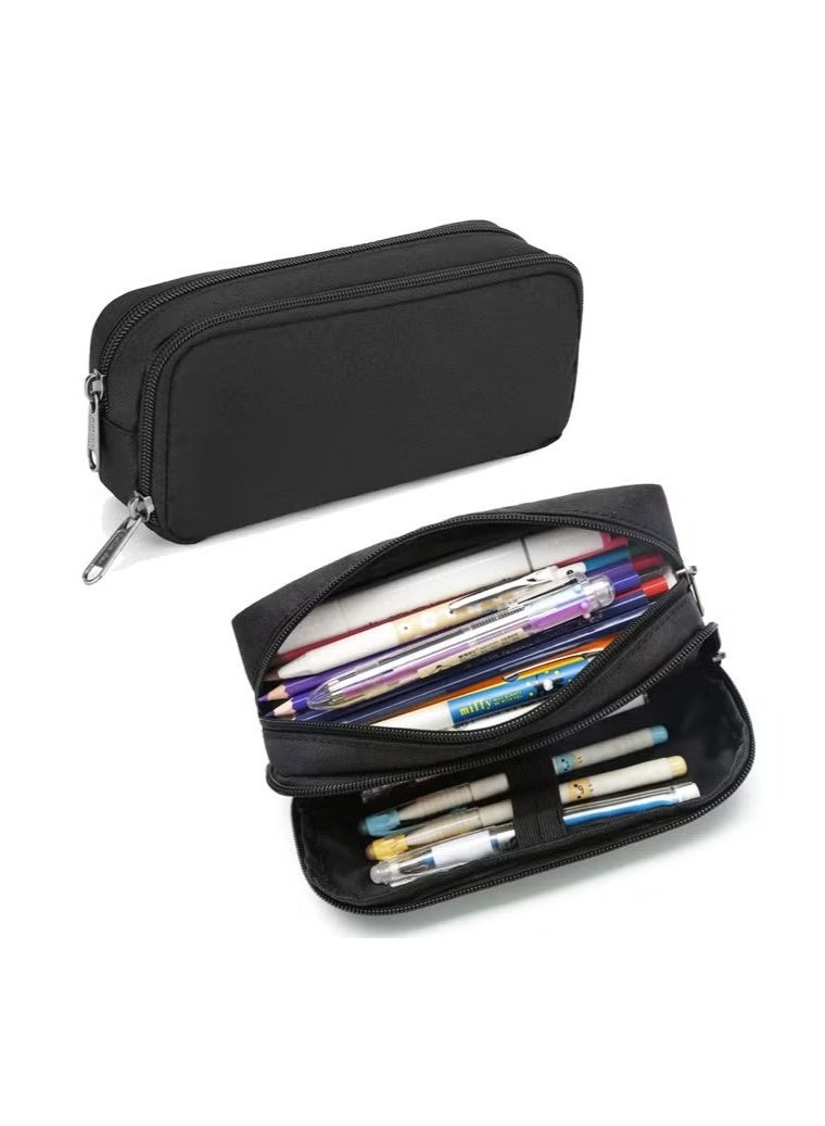 حافظة أقلام رصاص بسعة كبيرة، حقيبة أقلام رصاص جمالية لتنظيم أدوات المكتب، حقيبة أقلام رصاص بسيطة ومتينة ومتعددة الوظائف - Image 1