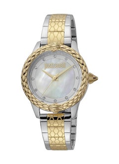 Just Cavalli ساعة جاست كافالي النسائية المصنوعة من الستانلس ستيل بتصميم تناظري JC1L144M0075  - Image 2