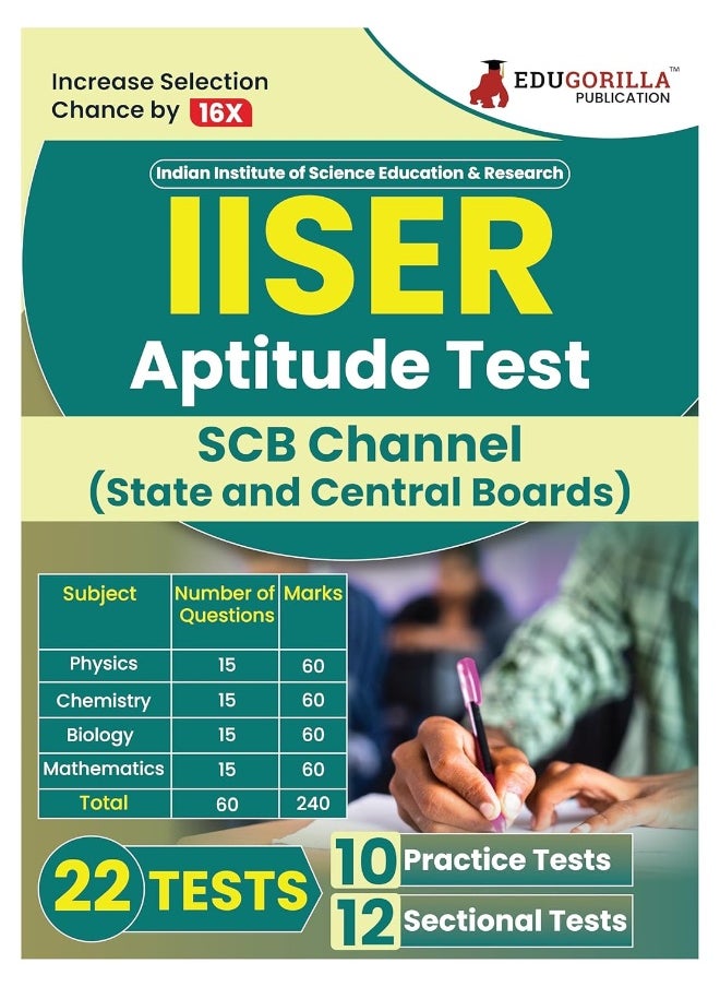 null - IISER Aptitude Test 2022 - SCB Channel | 10 Full-length Mock Tests + 12 Sectional Tests | Free Access to Online Tests - Image 1