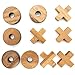 BSIRI Tic Tac Toe Wooden Board Games Only XO Pieces Unique Gifts Fun Gifts for Adults and Use as Living Room Rustic Table Decor Ideal for Coffee Table Decor - Image 2
