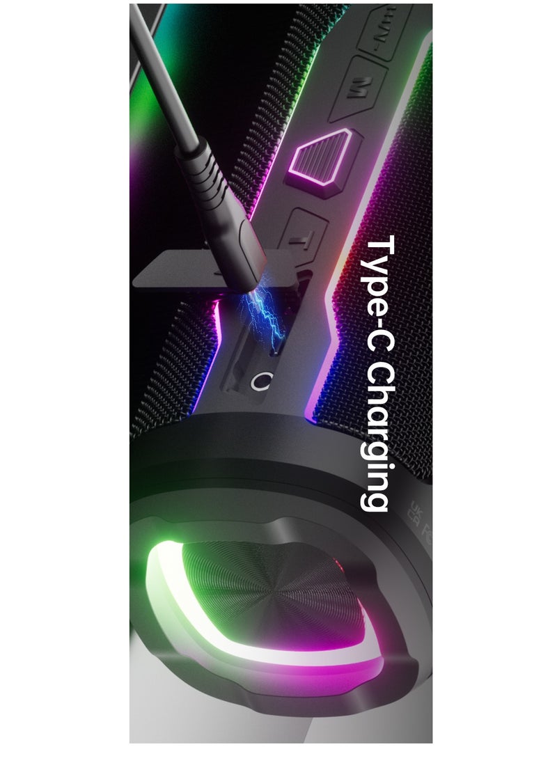 Hezire H-Sound NEON -WIRELESS BLUETOOTH SPEAKER WITH LED LIGHTS & FM RADIO  - Image 4