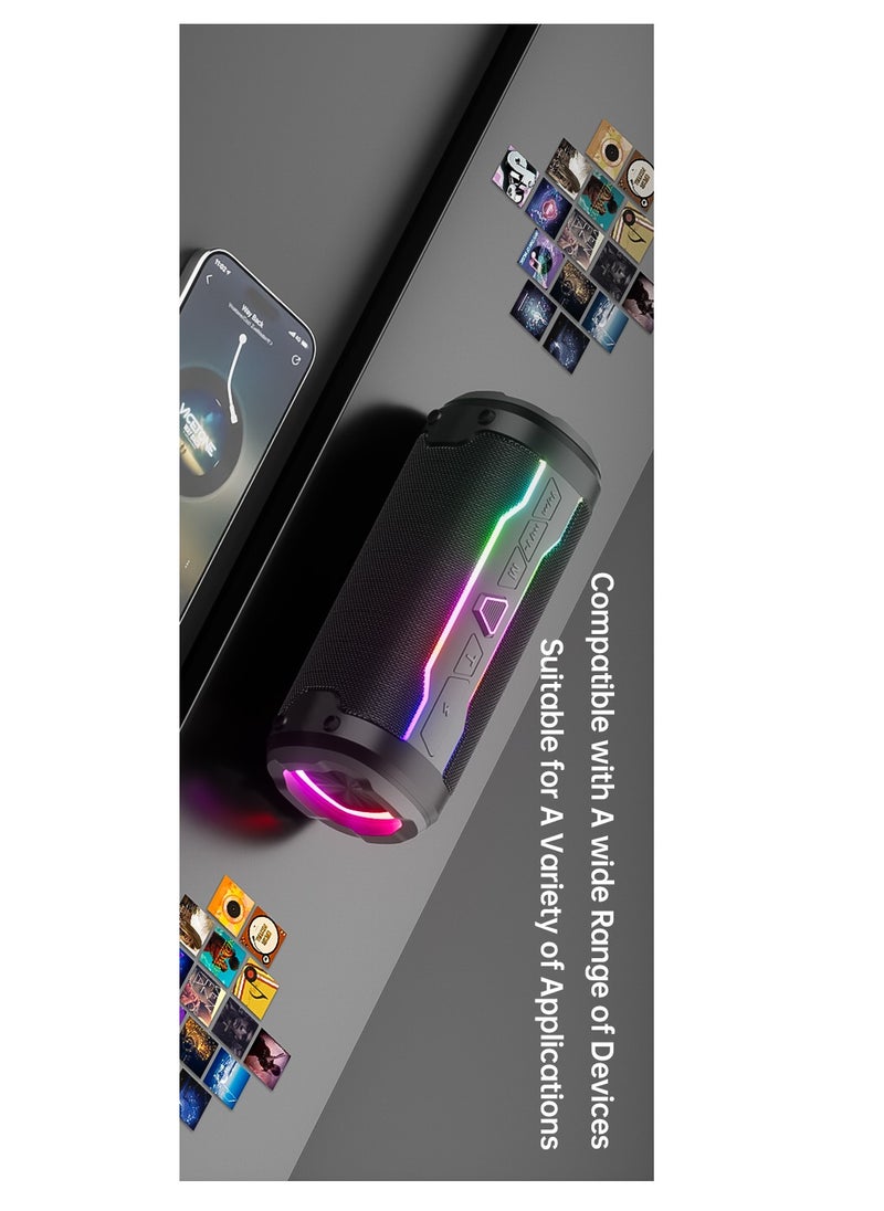 Hezire H-Sound NEON -WIRELESS BLUETOOTH SPEAKER WITH LED LIGHTS & FM RADIO  - Image 5