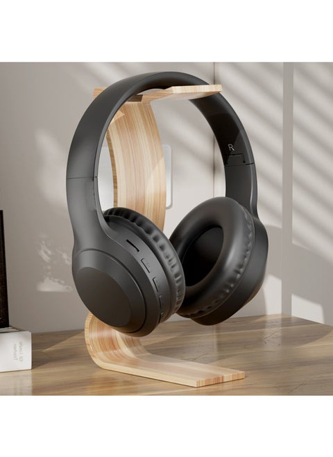 2025 Headset Wireless Bluetooth Headset Computer E-sports Game With Wheat Noise Reduction For Huawei And Apple-Colour:Black W5#