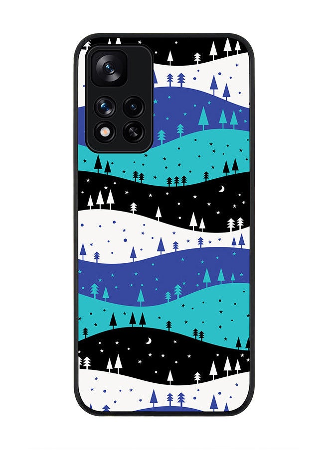 Stylizedd - Rugged Black edge case for Redmi Note 11 Pro Plus 5G Slim fit Soft Case Flexible Rubber Edges Anti Drop TPU Gel Thin Cover - Rolling Seasons - Image 1