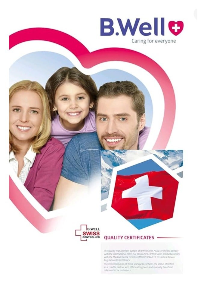 B.Well جهاز ب.ويل PRO-110 نيبوليزر بالكمبريسور – يشمل أقنعة للبالغين والأطفال - Image 2