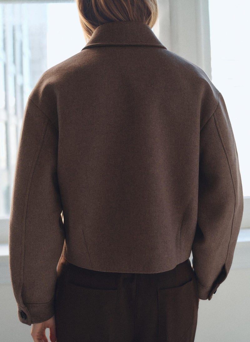MANGO Casual Wool Pockets Jacket  - Image 2