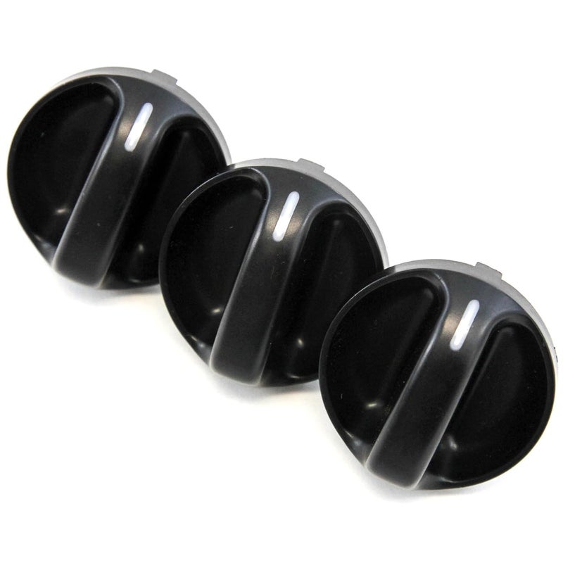 Red Hound Auto Set of 3 Control Knobs for Toyota Tundra 2000-2006 - Heater, AC, Fan Replacement - Image 1