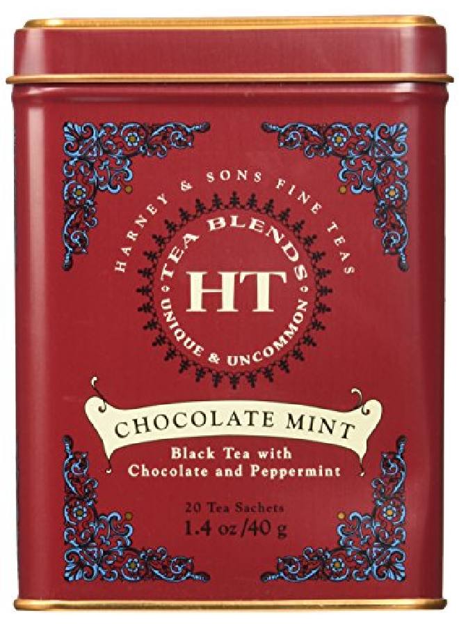 HARNEY & SONS شاي أسود بنكهة الشوكولاتة والنعناع من هارني وأولاده 20 كيس في العلبة - Image 3