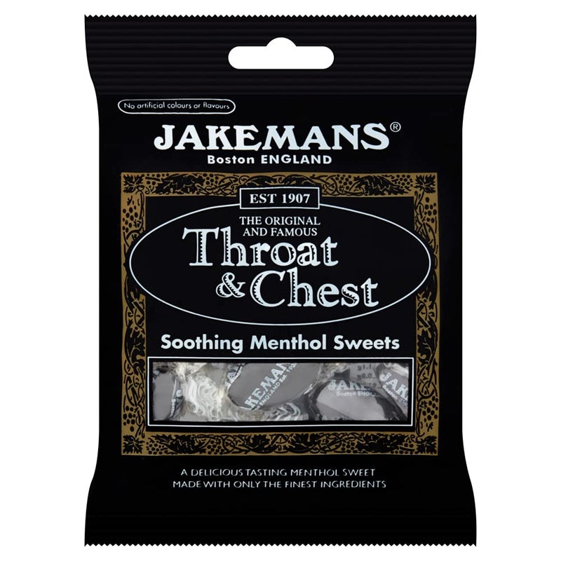 Jakemans Throat and Chest Menthol Sweets 100G - Image 2